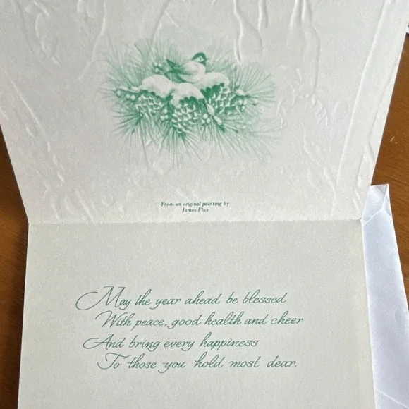 Vintage Holiday Greeting Cards Lot Famous Artists Studios Missouri Embossed - Picture 8 of 14